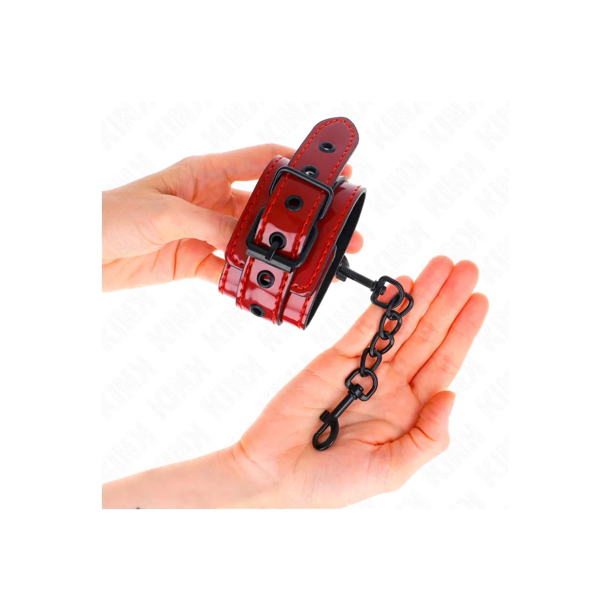 Dunkelrote Handgelenkmanschetten 23 X 5 cm von Kink Wrist Restraint | Fesselliebe.de