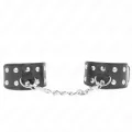Armbänder mit Doppelter Reihe Verstellbarer Nieten Schwarz von Kink Wrist Restraint