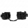 Handgelenkfesseln Schwarz Verstellbar 20-30 cm X 6 cm von Kink Wrist Restraint