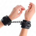 Handgelenkfesseln Schwarz Verstellbar 20-30 cm X 6 cm von Kink Wrist Restraint