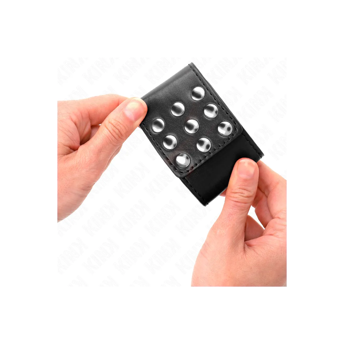 Handgelenkfesseln mit Druckverschluss Schwarz Verstellbar 19-24 cm X 5,5 cm von Kink Wrist Restraint | Fesselliebe.de