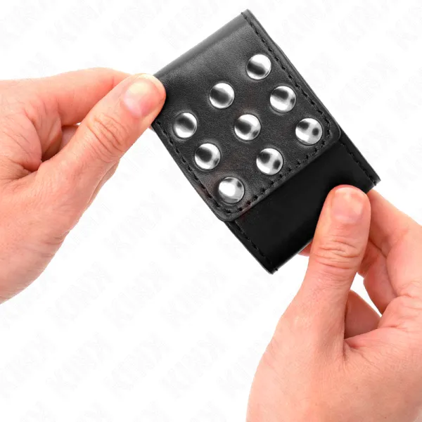 Handgelenkfesseln mit Druckverschluss Schwarz Verstellbar 19-24 cm X 5,5 cm von Kink Wrist Restraint | Fesselliebe.de