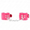 Handgelenkfesseln Raspberry Rose mit Raspberry Rose Futter Verstellbar 20-28 cm X 5,5 cm von Kink Wrist Restraint