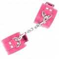 Handgelenkfesseln Raspberry Rose mit Raspberry Rose Futter Verstellbar 20-28 cm X 5,5 cm von Kink Wrist Restraint