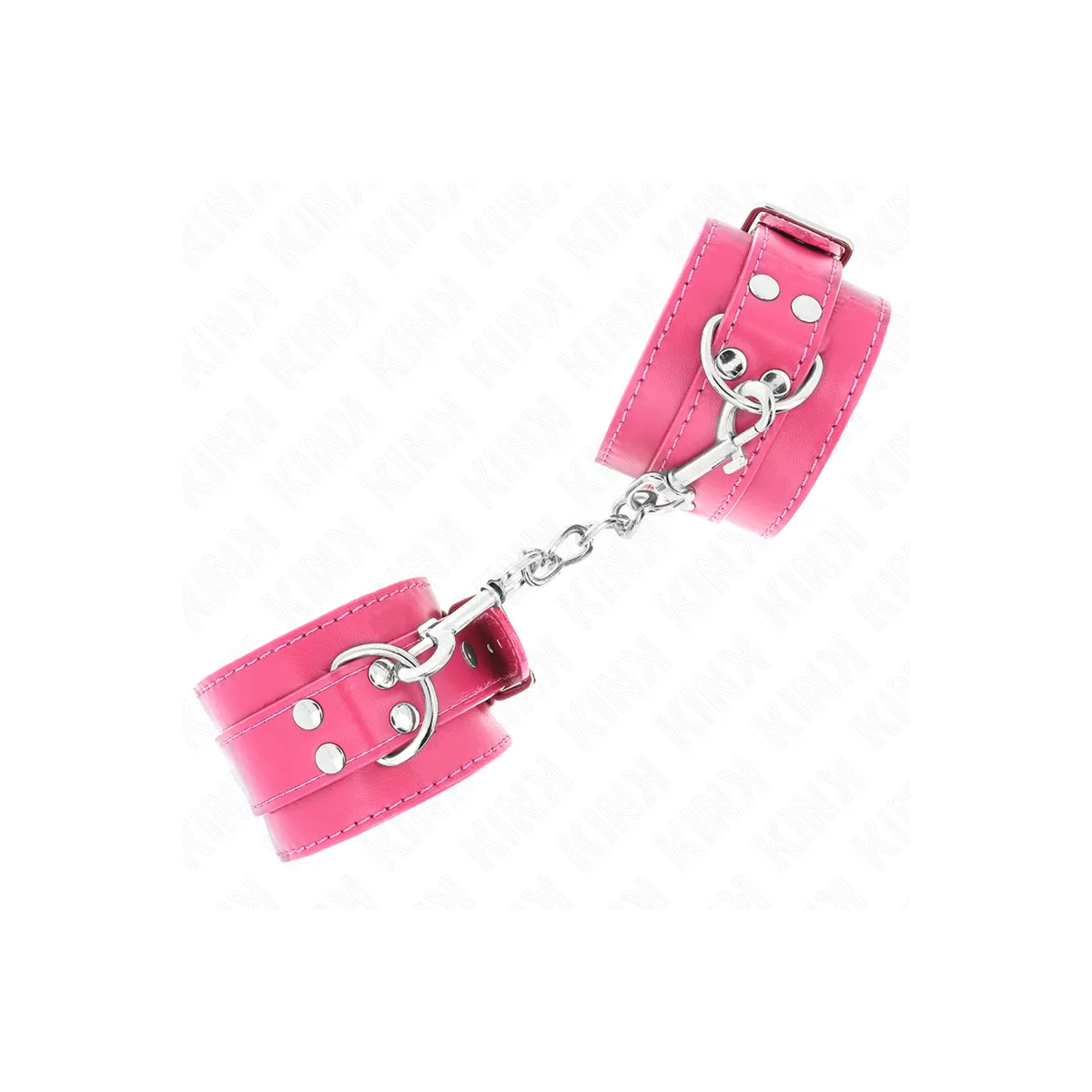 Handgelenkfesseln Raspberry Rose mit Raspberry Rose Futter Verstellbar 20-28 cm X 5,5 cm von Kink Wrist Restraint | Fesselliebe.de