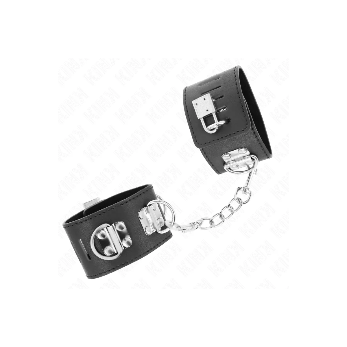 Multiposition Handgelenkfesseln mit Verschluss Schwarz Verstellbar 16-23 cm X 5,5 cm von Kink Wrist Restraint | Fesselliebe.de