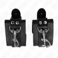 Abschließbare Dungeon Handgelenksfesseln Schwarz Verstellbar 21-28 cm X 5,5 cm von Kink Wrist Restraint