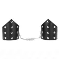 Schwarze Armbänder Im Point-Stil mit Kette, Verstellbar 17-23 cm X 8,5 cm von Kink Wrist Restraint
