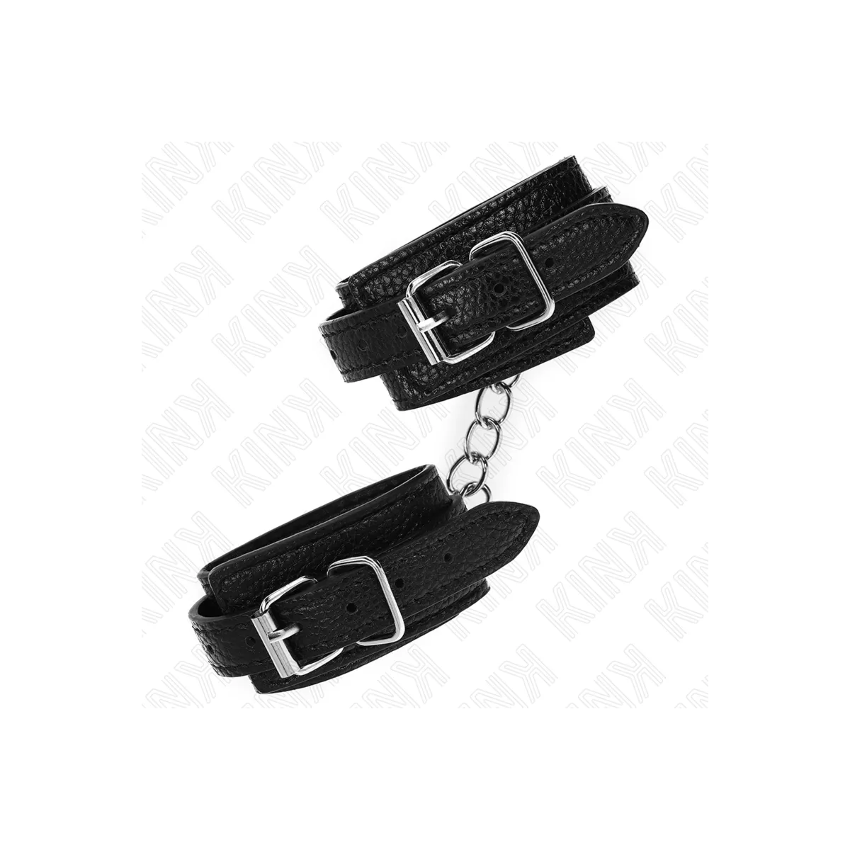 Handgelenkfesseln mit Schlangenmuster, Schwarz, Verstellbar 20-28 cm X 5,4 cm von Kink Wrist Restraint | Fesselliebe.de