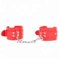 Einfache Handgelenksfesseln Rot Verstellbar 20-23 cm X 5,5 cm von Kink Wrist Restraint