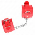 Einfache Handgelenksfesseln Rot Verstellbar 20-23 cm X 5,5 cm von Kink Wrist Restraint