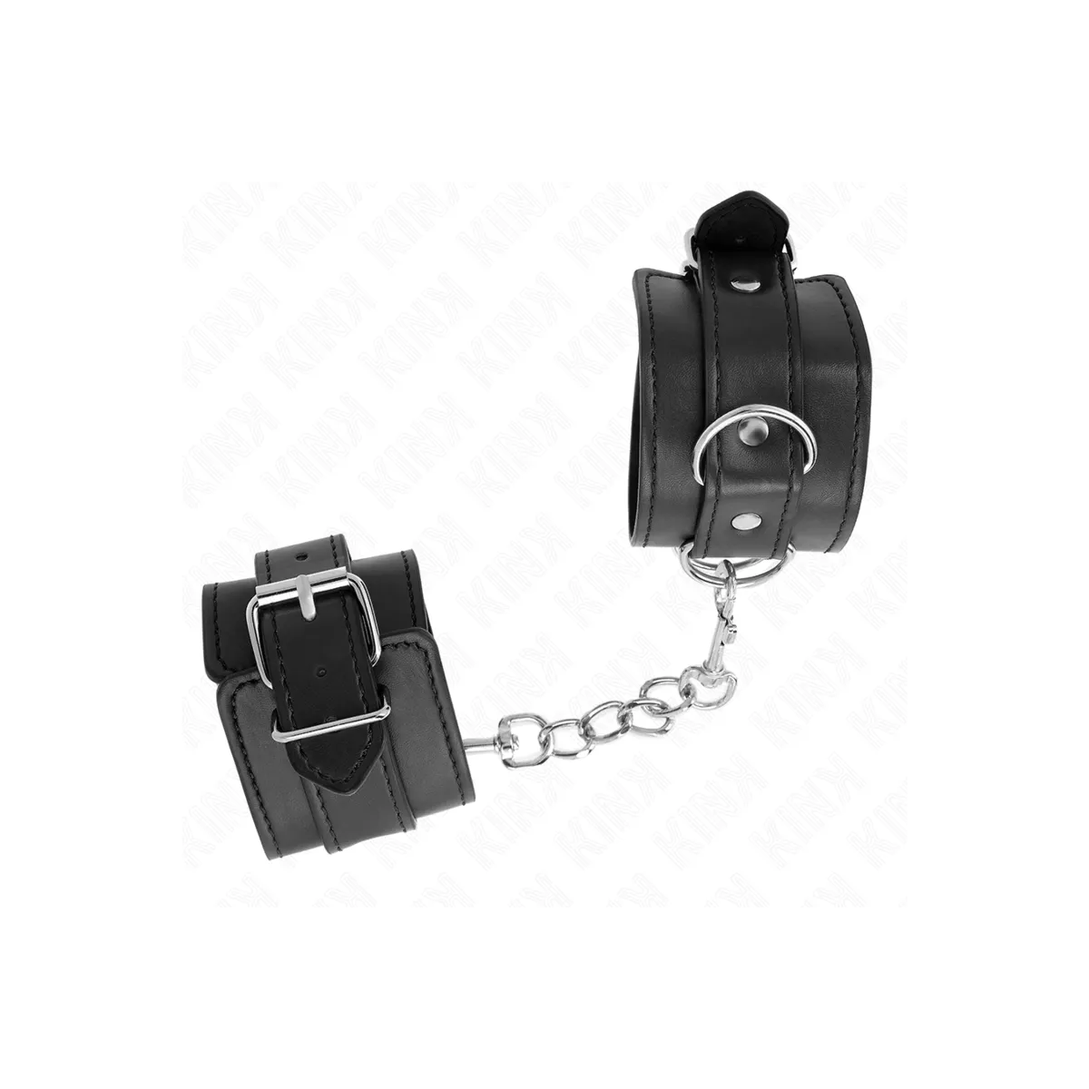 Einfache Handgelenksfesseln Schwarz Verstellbar 20-23 cm X 5,5 cm von Kink Wrist Restraint | Fesselliebe.de