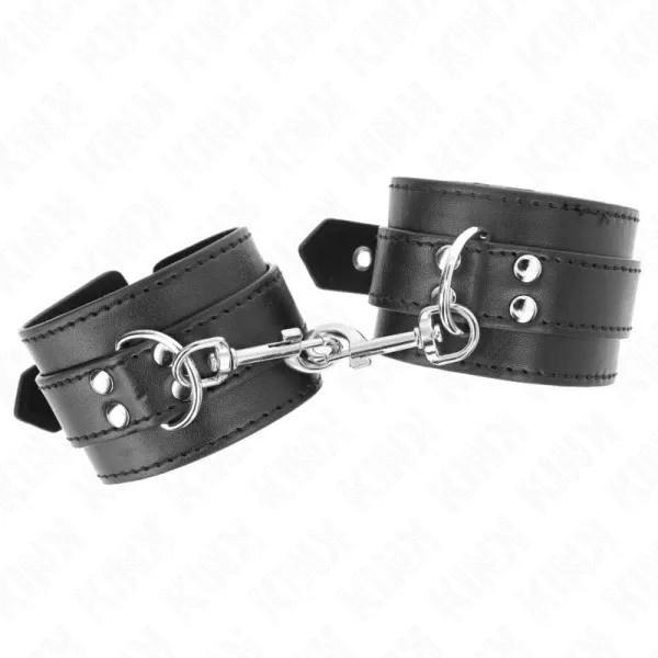 Handgelenkfesseln mit Nieten 35 X 6 cm von Kink Wrist Restraint | Fesselliebe.de