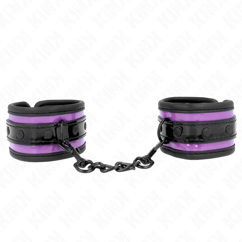 Neopren Handgelenkfesseln Helllila Verstellbar 21-28 cm X 5 cm von Kink Wrist Restraint | Fesselliebe.de