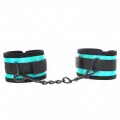 Nylon-Handfessel mit Klettverschluss Schwarz-Blau Verstellbar 18-32 cm X 5 cm von Kink Wrist Restraint