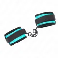Nylon-Handfessel mit Klettverschluss Schwarz-Blau Verstellbar 18-32 cm X 5 cm von Kink Wrist Restraint