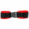 Nylon Bind Klett-Handfesseln Schwarz Modell 1 Verstellbar 25-35 cm X 6 cm von Kink Wrist Restraint