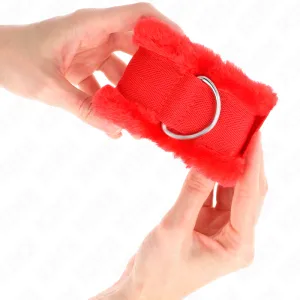 Handgelenkfesseln Rot Verstellbar 17-31 cm X 7 cm von Kink Wrist Restraint