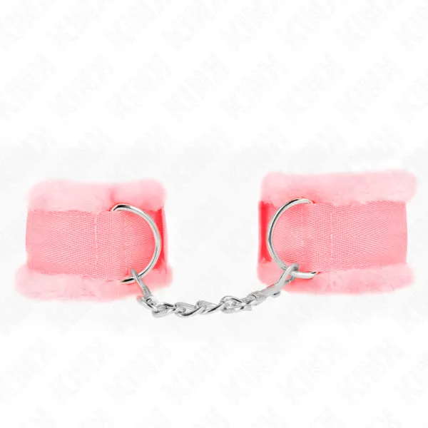 Handgelenkfesseln Rosa Verstellbar 17-31 cm X 7 cm von Kink Wrist Restraint | Fesselliebe.de