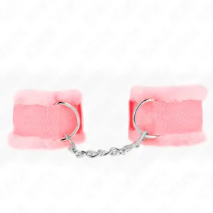 Handgelenkfesseln Rosa Verstellbar 17-31 cm X 7 cm von Kink Wrist Restraint | Fesselliebe.de