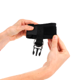 Neopren Handgelenkfesseln mit Klettverschluss Schwarz Verstellbar 22-34 cm von Kink Wrist Restraint | Fesselliebe.de