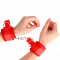 Neopren Handgelenkfesseln Rot 42 X 5 cm von Kink Wrist Restraint