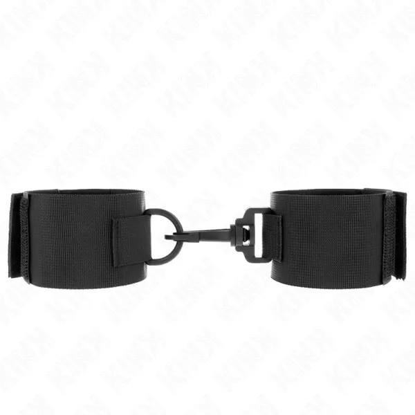 Nylon Handgelenkfesseln Schwarz von Kink Wrist Restraint | Fesselliebe.de