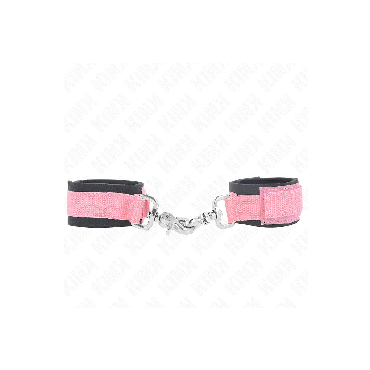 Verstellbare Neopren-Handhandfesseln Rosa Verstellbar 22-34 cm von Kink Wrist Restraint | Fesselliebe.de