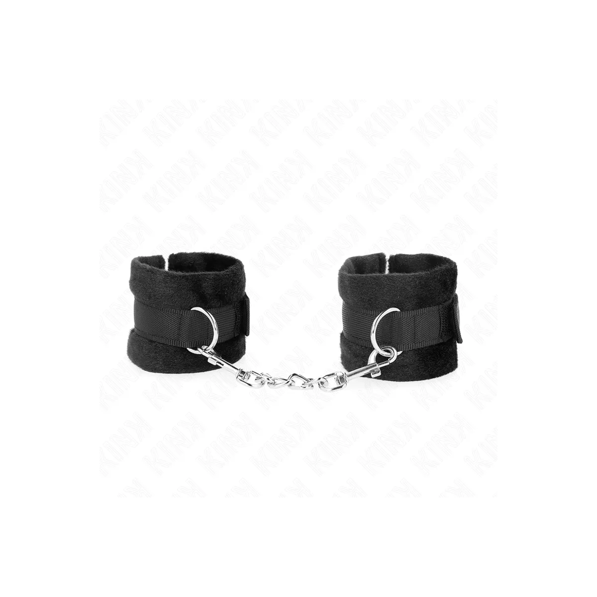 Beginner Pelzhandmanschetten Schwarz 30 X 7 cm von Kink Wrist Restraint | Fesselliebe.de