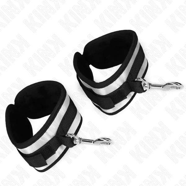 Neopren Handgelenkmanschetten Grau 23 X 5 cm von Kink Wrist Restraint | Fesselliebe.de