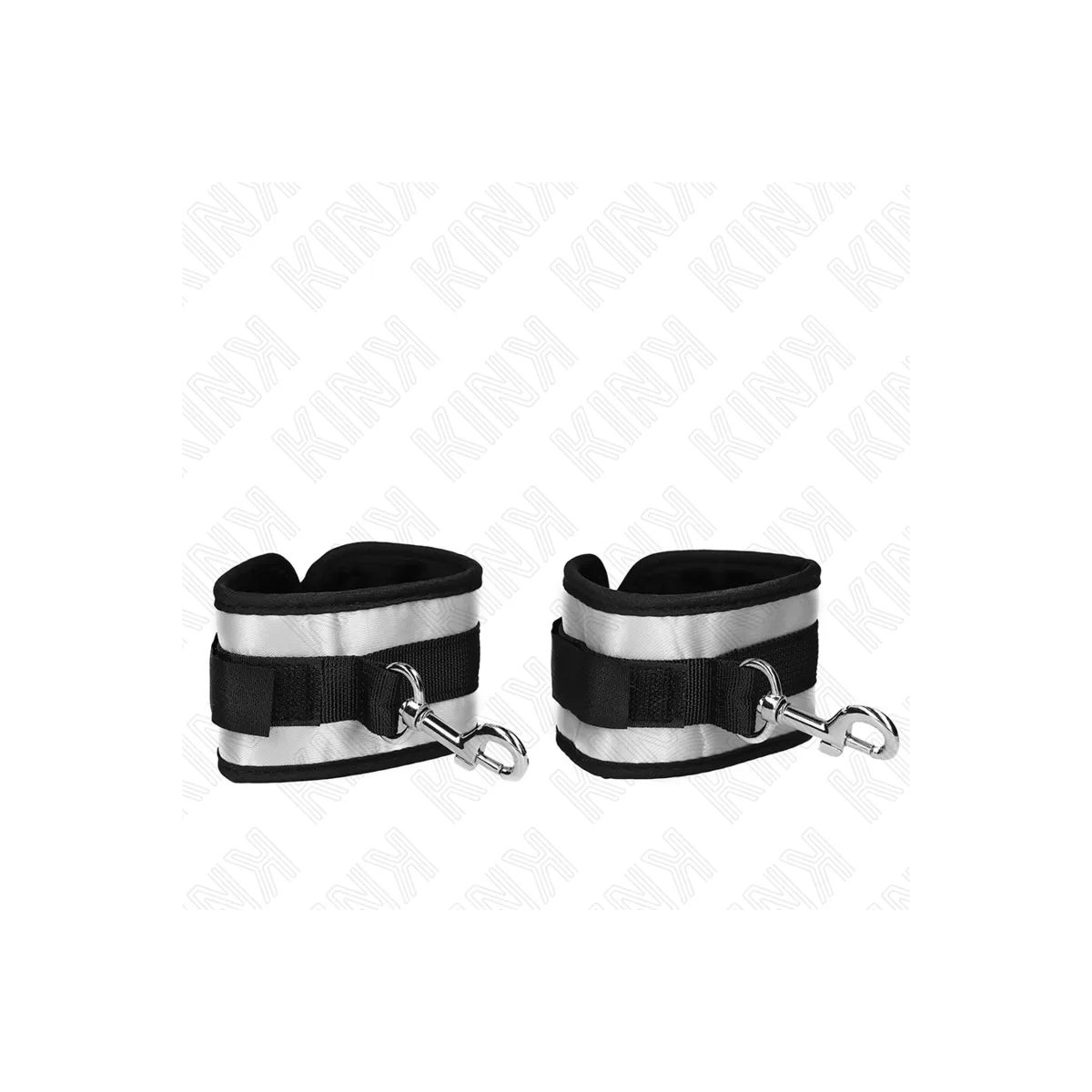 Neopren Handgelenkmanschetten Grau 23 X 5 cm von Kink Wrist Restraint | Fesselliebe.de
