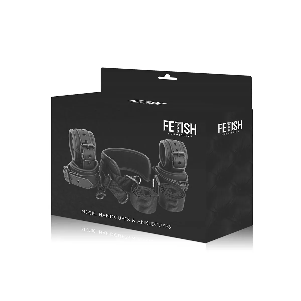Meisterposition mit 4 Noprene-Gefüttert Handschellen von Fetish Submissive Bondage | Fesselliebe.de