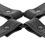 Handschellenverbindung aus Veganem Leder von Fetish Submissive Bondage | Fesselliebe.de