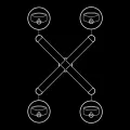 Handschellenverbindung aus Veganem Leder von Fetish Submissive Bondage