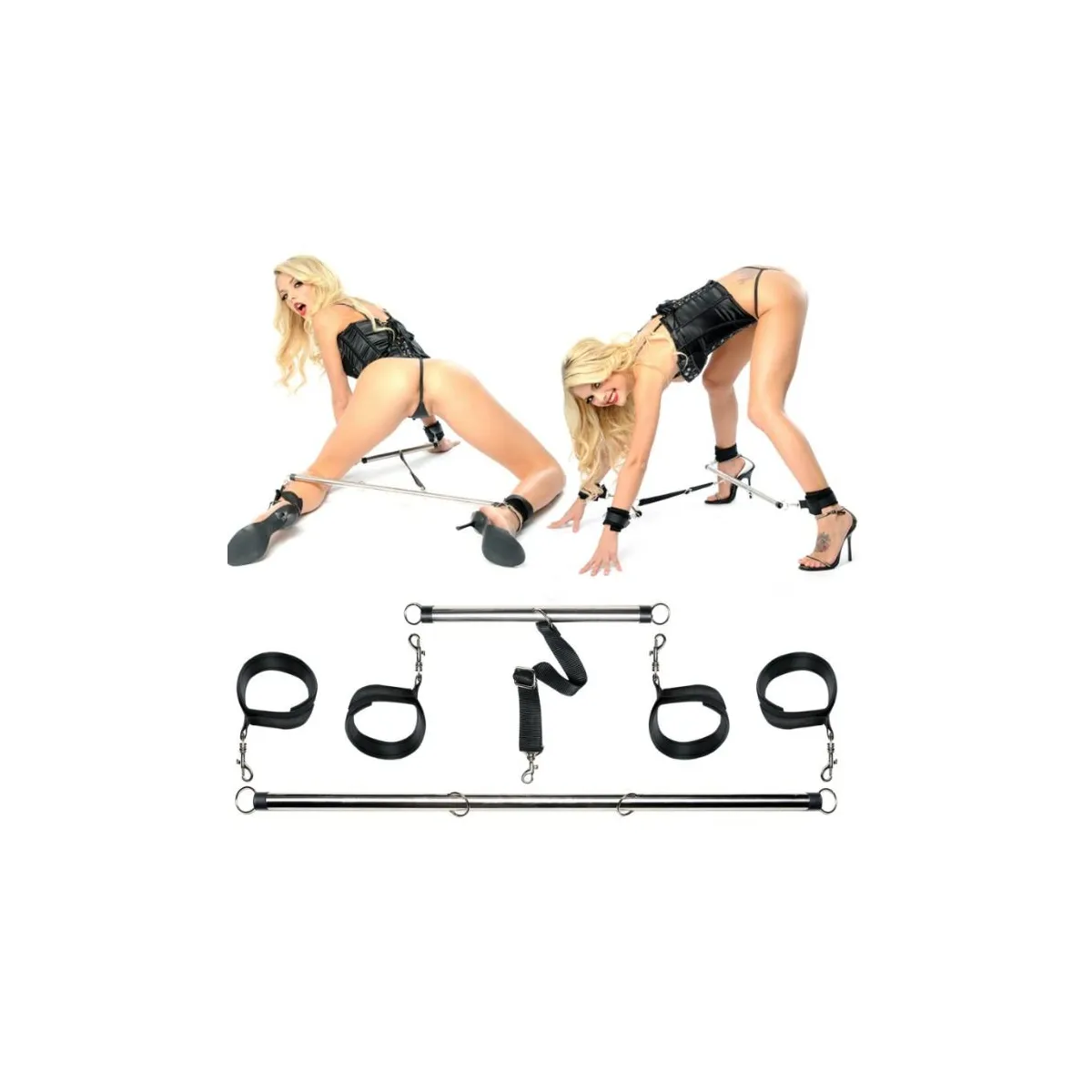 Spread Em Stangen- und Cuff-Set von Fetish Fantasy Series | Fesselliebe.de