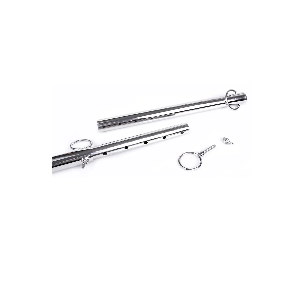 Ausziehbare Knöchelstange aus Metall von Metal Hard | Fesselliebe.de