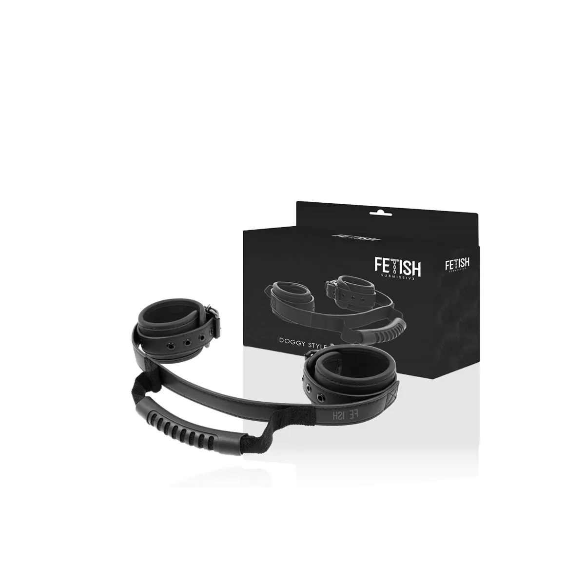 Handschellen mit Noprene-Futter und Griff von Fetish Submissive Bondage | Fesselliebe.de