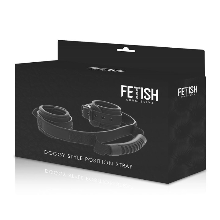 Handschellen mit Noprene-Futter und Griff von Fetish Submissive Bondage | Fesselliebe.de