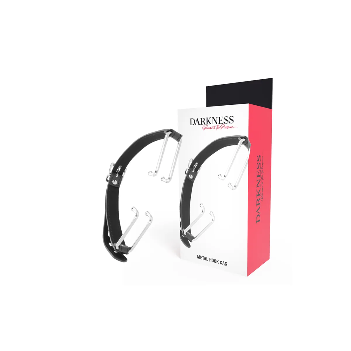 Knebel mit Schwarzem Haken von Darkness Bondage | Fesselliebe.de