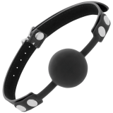 Knebel aus Schwarzem Silikon von Darkness Bondage | Fesselliebe.de