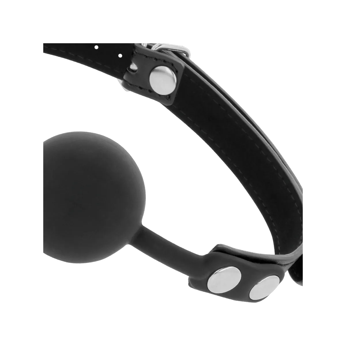 Knebel aus Schwarzem Silikon von Darkness Bondage | Fesselliebe.de