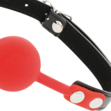 Knebel aus Rotem Silikon von Darkness Bondage | Fesselliebe.de