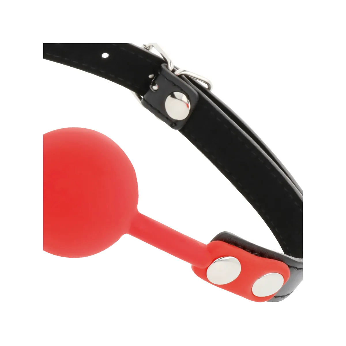 Knebel aus Rotem Silikon von Darkness Bondage | Fesselliebe.de