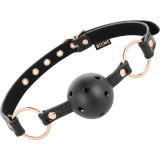 Ballknebel Veganes Leder von Begme Black Edition | Fesselliebe.de