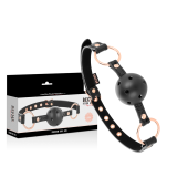 Ballknebel Veganes Leder von Begme Black Edition | Fesselliebe.de