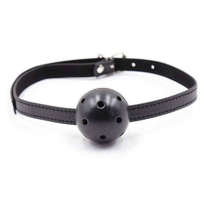 Knebel mit Ball und Öffnungen von Ohmama Fetish | Fesselliebe.de