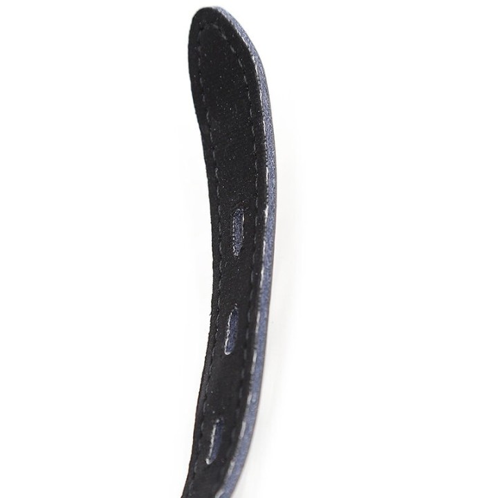 Silikon-Ballgag mit Ledergürtel (VORHÄNGESCHLOSS Inklusive) von Ohmama Fetish | Fesselliebe.de