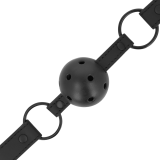 Fetish Ballknebel aus Veganem Leder von Intense Fetish | Fesselliebe.de