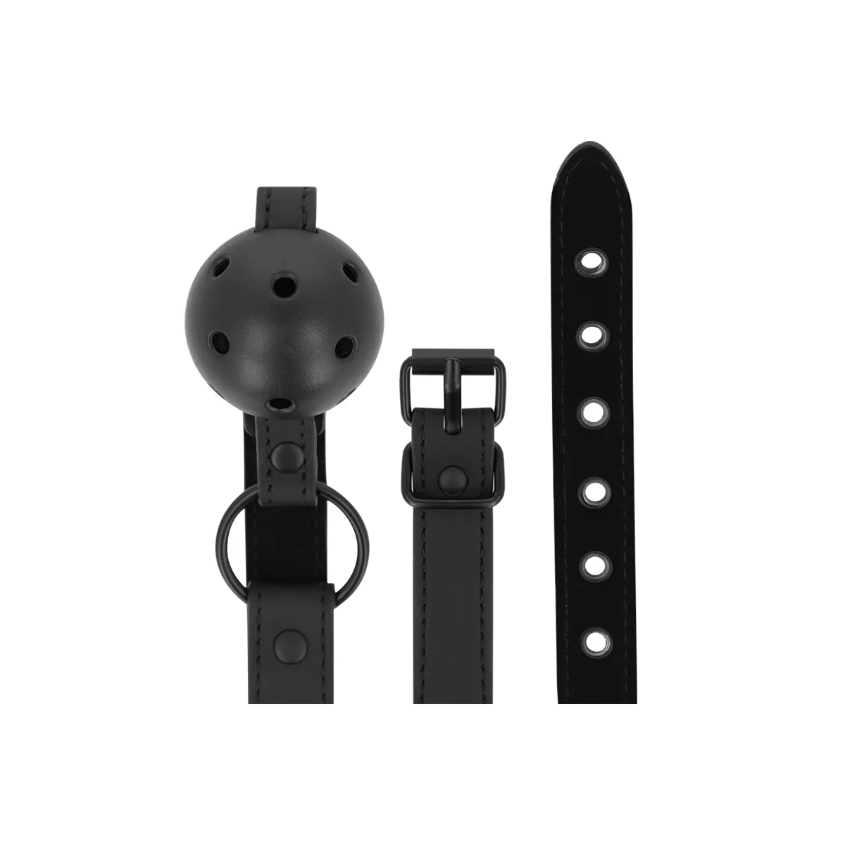 Fetish Ballknebel aus Veganem Leder von Intense Fetish | Fesselliebe.de