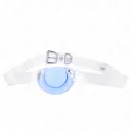 Hellblauer Schnullerform-Sprudel 5,5 X 4 cm Verstellbar 43-60 cm von Kink Collar & Gag